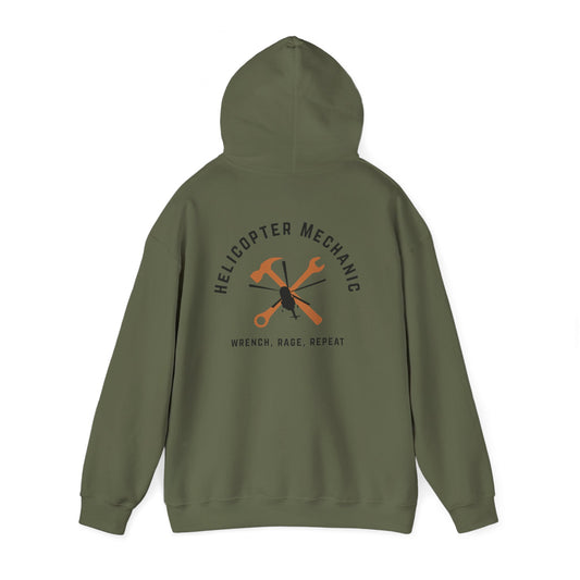 Helicopter Mechanic Hooded Sweatshirt