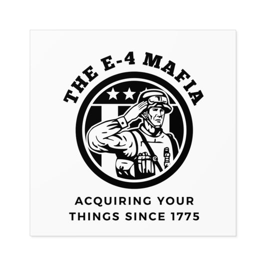 E-4 Mafia Sticker, Square