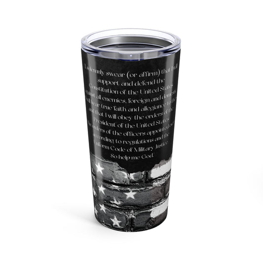 Oath of Enlistment Tumbler 20oz