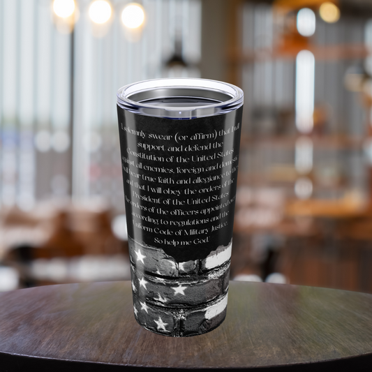 Oath of Enlistment Tumbler 20oz